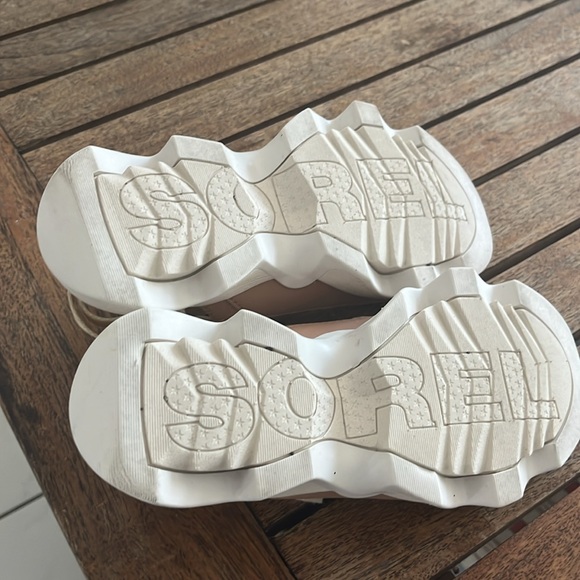 Sorel Kinetic Impact II Sling Sandals for Ladies Honest Beige/Sea Salt 6M no box - Picture 5 of 9